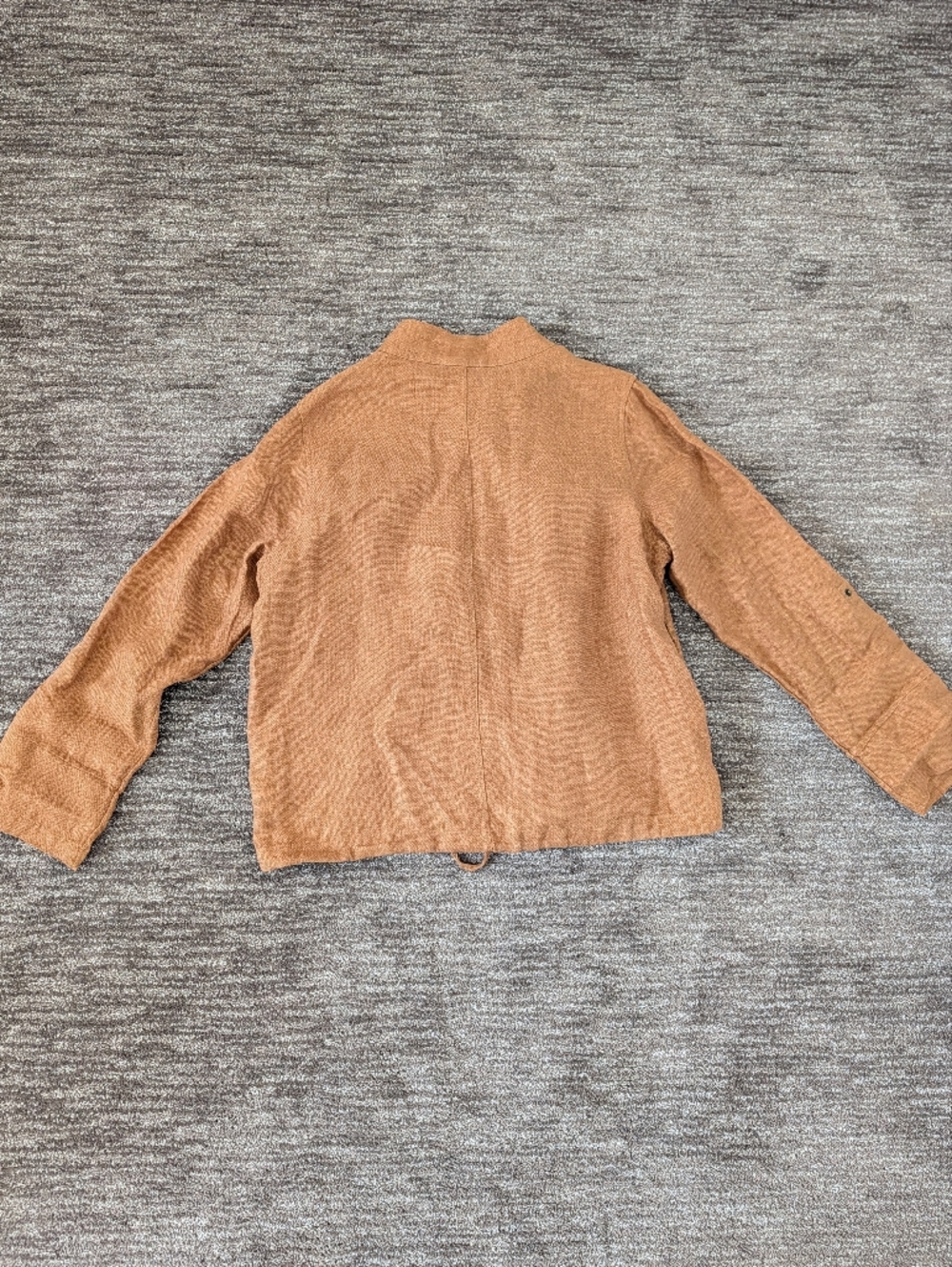 exc C & C CALIFORNIA rustic linen utility jacket M L - Picture 10 of 13